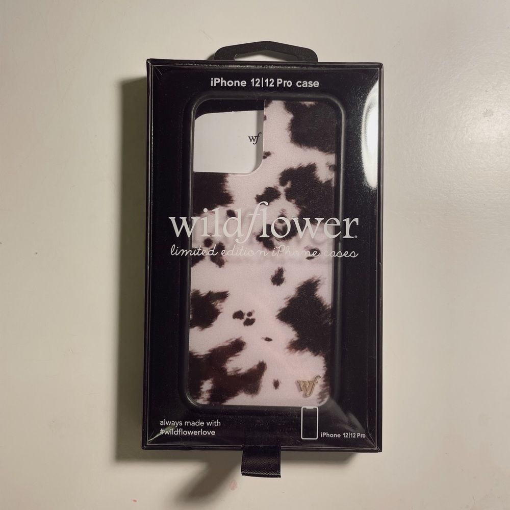 Cowhide Wildflower iPhone Case